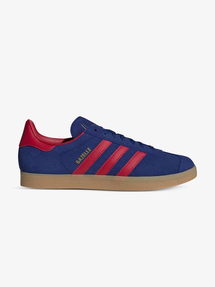 Image of Shoes. Productname: Adidas Men's Gazelle Shoes in Victory Blue/Team Victory Red colour by brand - Adidas