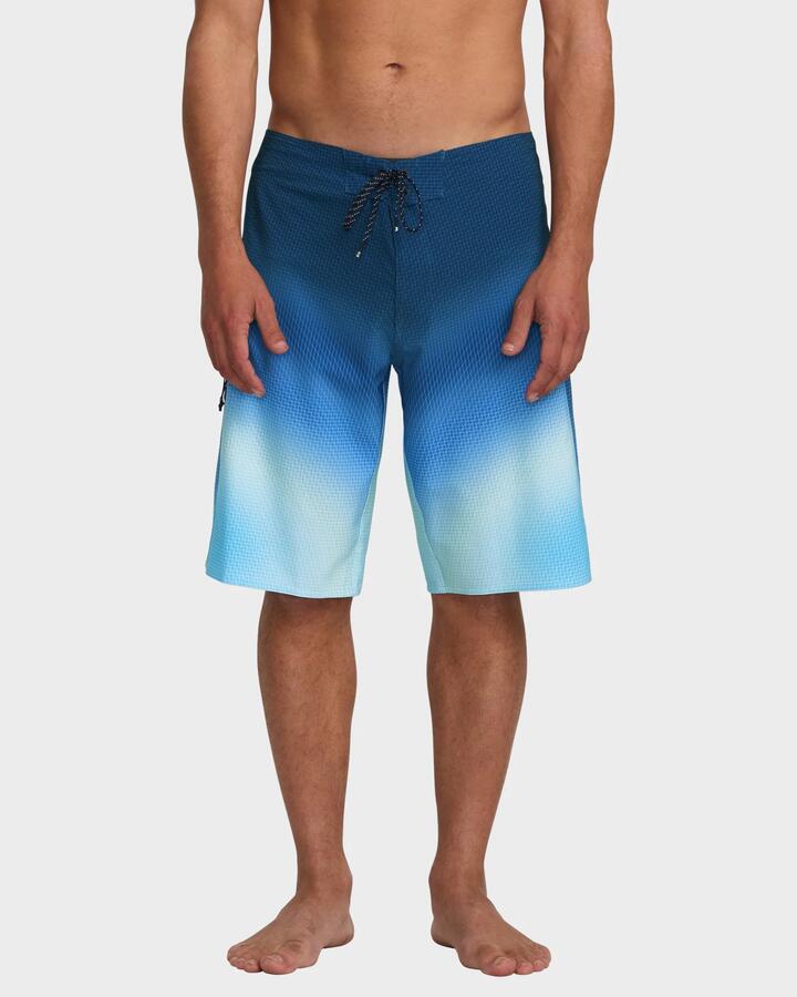 Image of Swimwear. Product name - Billabong Mens Fluid Pro 21" Boardshorts Blue in Blue colour by brand - Billabong