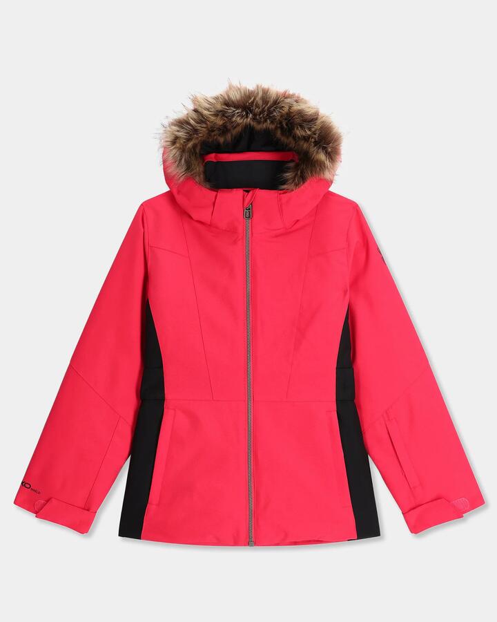 Image of Coats & Jackets. Product name - Spyder Girls 8-16 Lola Snow Jacket Prism Pink in Prism Pink colour by brand - Spyder