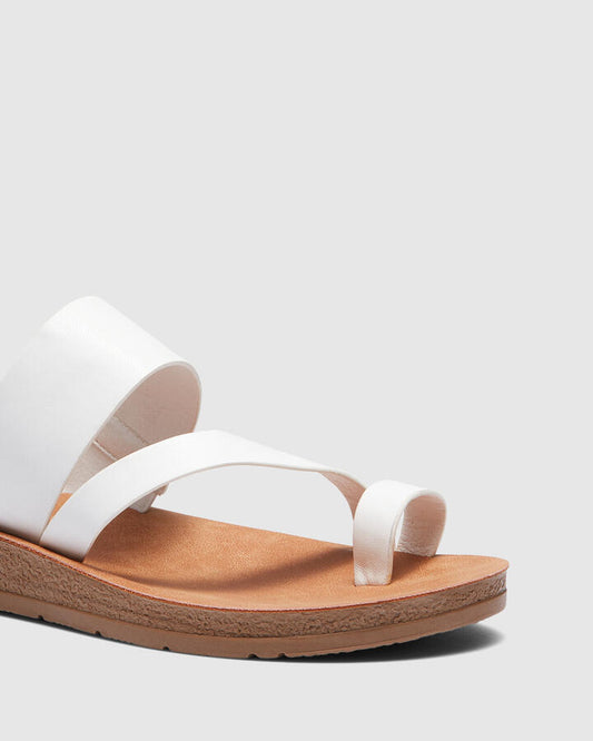 Image of Sandals. Productname: SABAH: WHITE - Women's Thongs in Multi colour by brand - Novo
