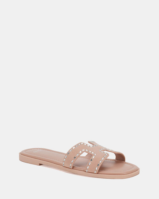 Image of Sandals. Productname: SACHIE: NUDE - Women's Thongs in Nude colour by brand - Novo