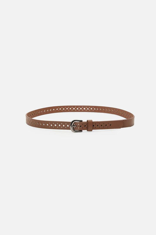 Image of Accessories. Productname: Tan Cut Out Belt in Tan colour by brand - Princess Highway