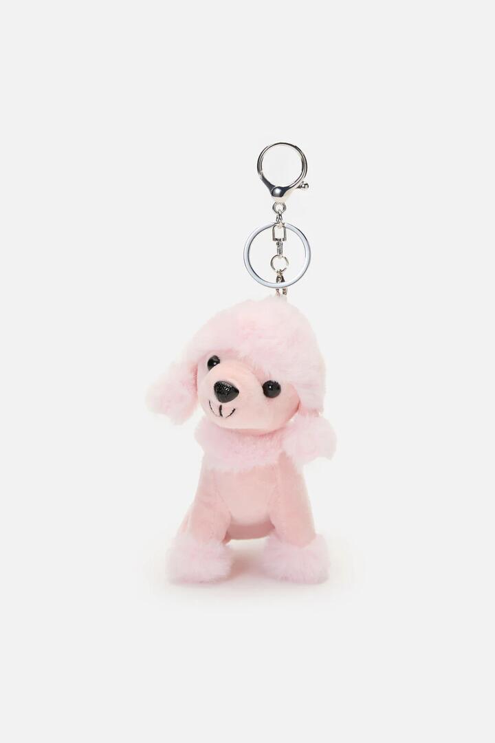 Image of Bags. Productname: Pink Poodle Bag Charm in Pink colour by brand - Princess Highway