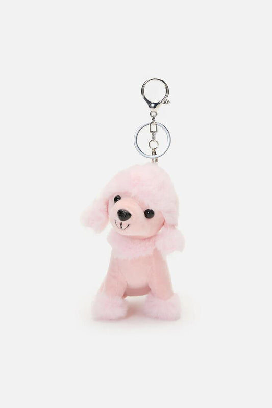Image of Bags. Productname: Pink Poodle Bag Charm in Pink colour by brand - Princess Highway