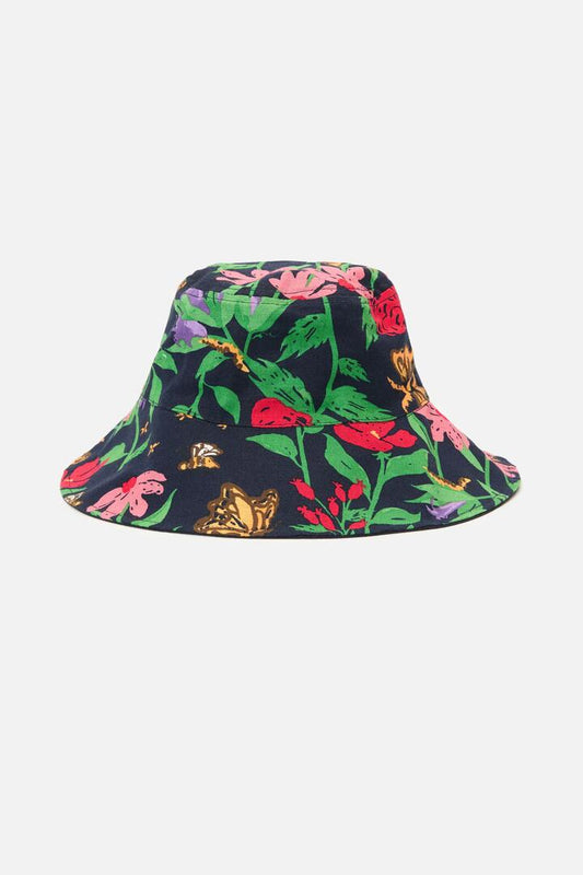 Image of Hats. Productname: Garden Party Reversible Hat in Navy colour by brand - Princess Highway