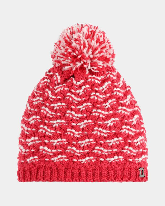 Image of Hats. Productname: Spyder - Womens Brrr Berry Pom Beanie - Prism Pink - in Prism Pink colour by brand - Spyder