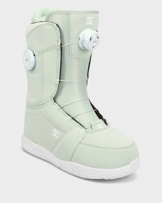 Image of Snowboards. Productname: DC Shoes - Womens Lotus Boa Snowboard Boots - Mint - in Mint colour by brand - DC Shoes