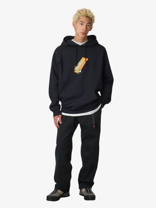 Image of a model wearing Pants. Productname: Gramicci Gramicci Pant Straight Fit in BLACK colour by brand - Gramicci
