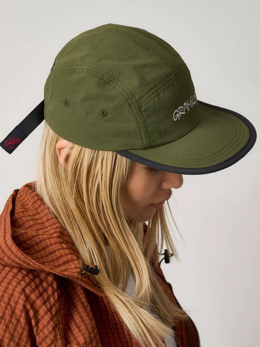 Image of Hats. Productname: Gramicci Nylon Gramicci Cap ONE SIZE OLIVE in OLIVE colour by brand - Gramicci