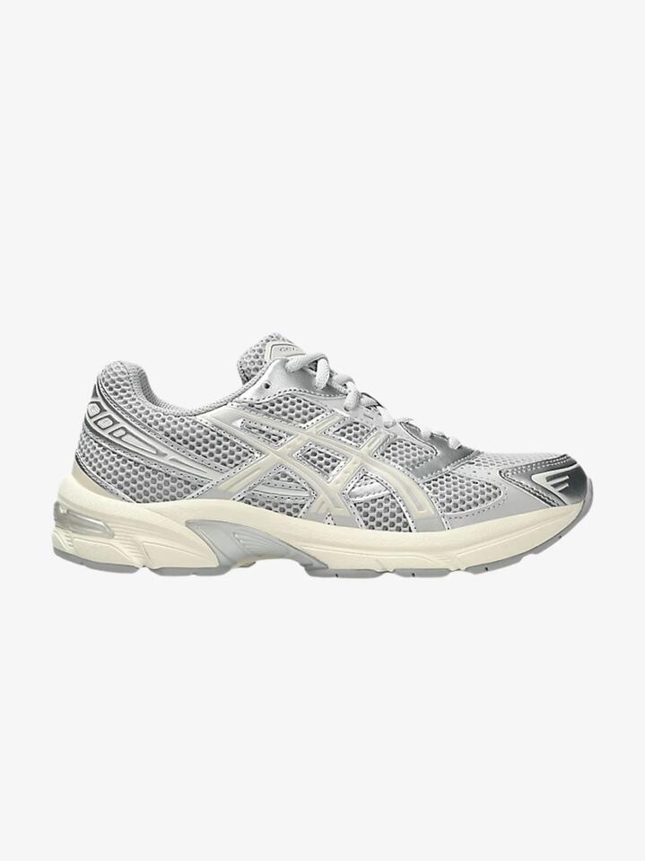 Image of Sneakers. Productname: Asics Women's Gel-1130 Sneakers in Cloud Grey/Oatmeal colour by brand - Asics