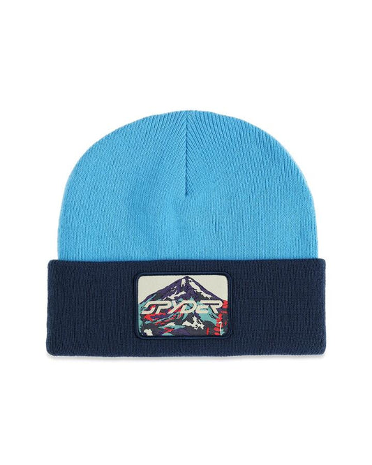 Image of Hats. Product name - Spyder Boys 8-16 Link Beanie True Navy in True Navy colour by brand - Spyder