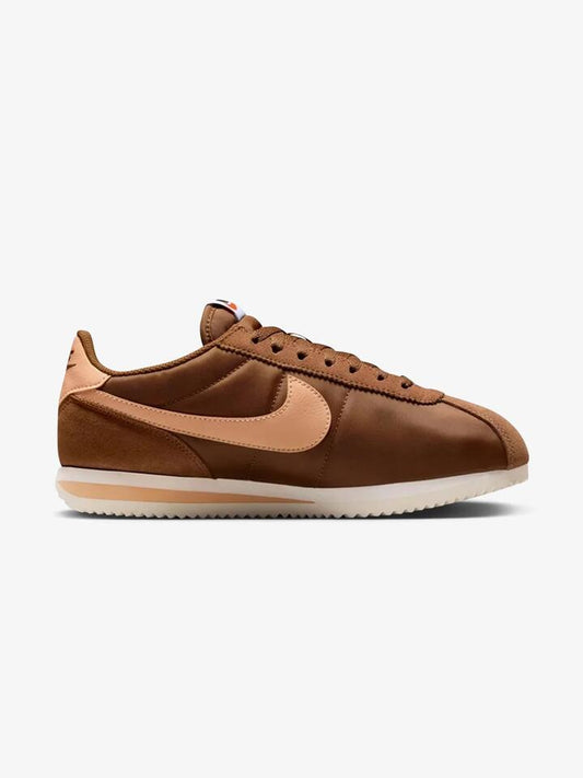 Image of Shoes. Productname: Nike Women's Cortez Textile Shoes in Lt British Tan/Orange Chalk colour by brand - Nike