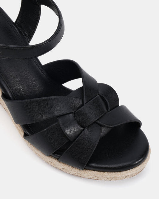Image of Boots. Productname: WEALTHY: BLACK - Women's Wedge in Black colour by brand - Novo
