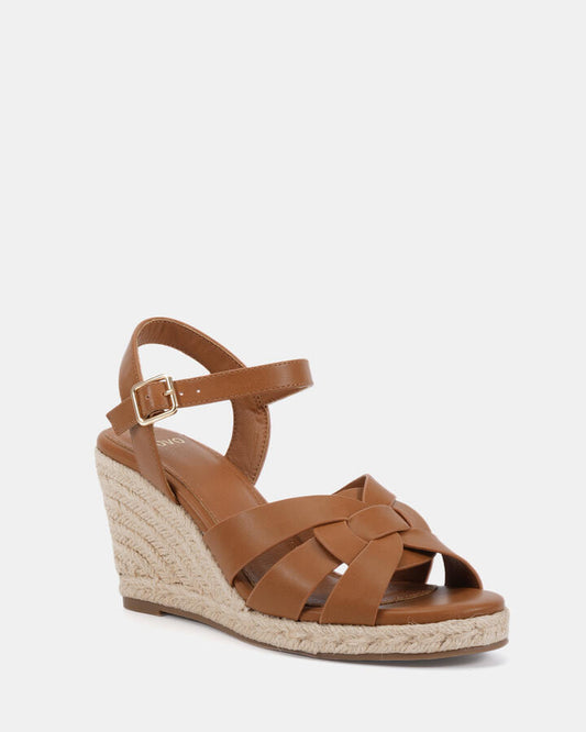 Image of Boots. Productname: WEALTHY: CARAMEL - Women's Wedge in Caramel colour by brand - Novo