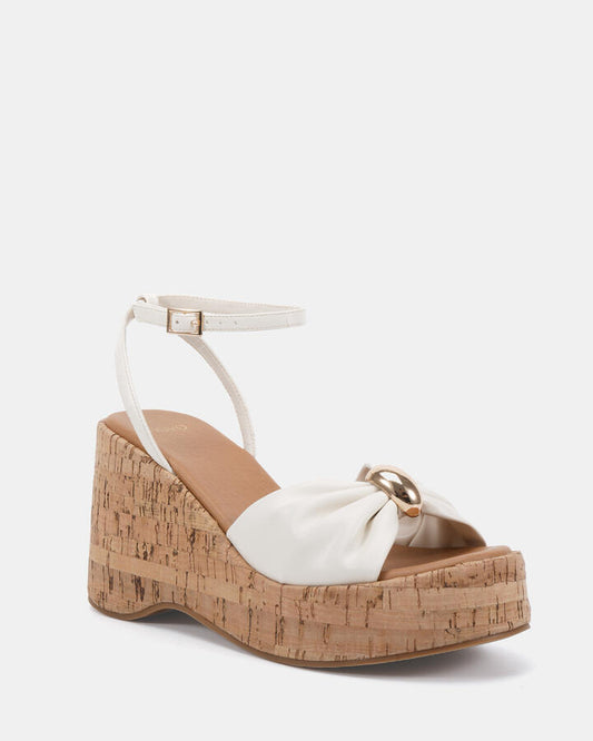 Image of Boots. Productname: Wildrose: White - Women's Wedge in Multi colour by brand - Novo