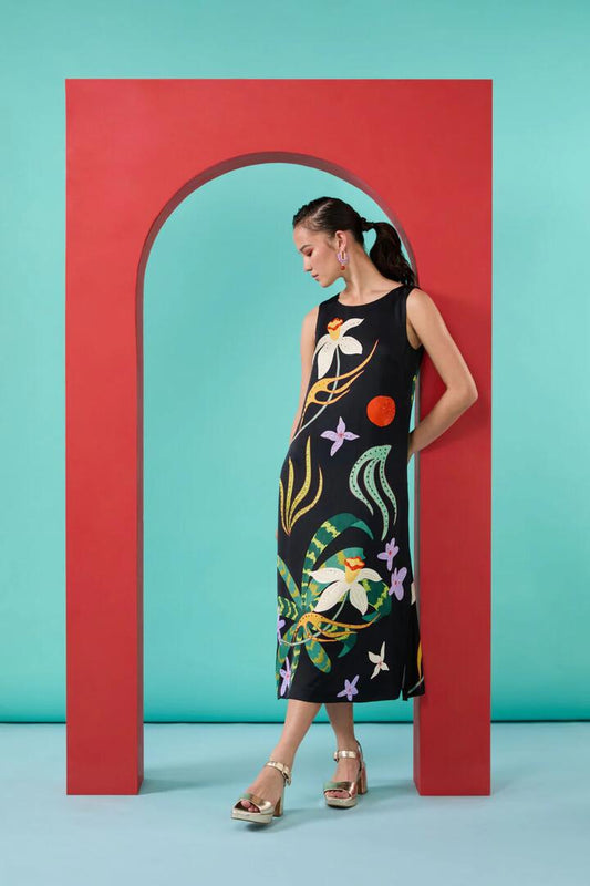 Image of Dresses. Productname: Dancing Playmates Placement Dress in Print colour by brand - Gorman