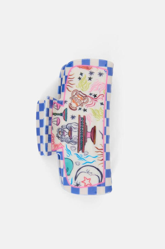 Image of Hair Accessories. Productname: Good Fortune Hair Claw in Multi colour by brand - Gorman