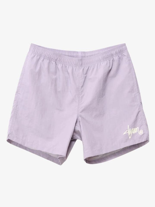Image of a model wearing Shorts. Productname: S-Double Nylon King Coast Boxer Short in Dusty Grape colour by brand - S-Double