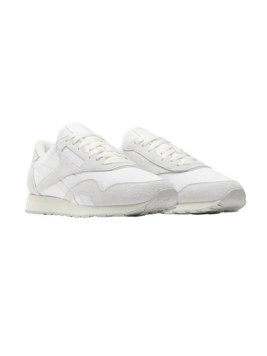 Image of Shoes. Productname: Reebok Classic Nylon in White/Barely Grey/Chalk colour by brand - Reebok