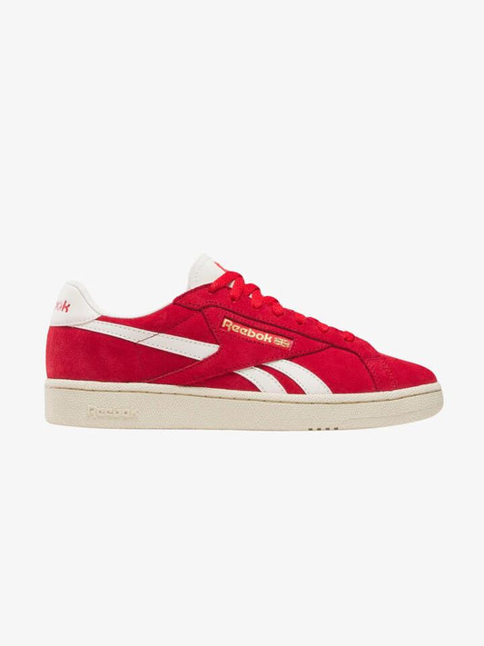 Image of Shoes. Productname: Reebok Club C Ground UK in Vectorred/Paperwhite/Chalk colour by brand - Reebok