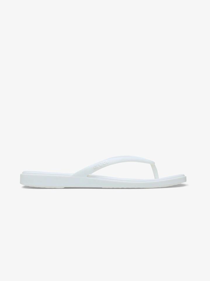 Image of Sandals. Productname: Crocs Women's Miami Flip in Chalk colour by brand - Crocs