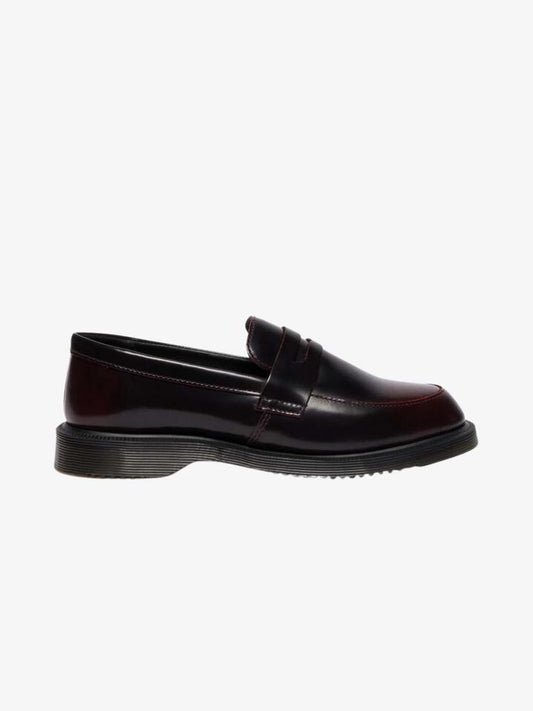 Image of Flats. Productname: Dr Martens Temara Loafer in Cherry Red Arcadia colour by brand - Dr Martens