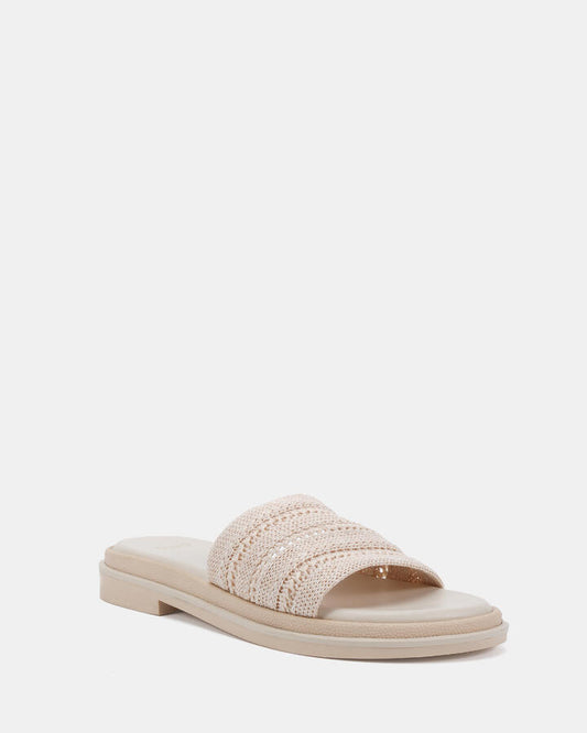 Image of Sandals. Productname: Sione: Cream - Women's Thongs in Neutral colour by brand - Novo
