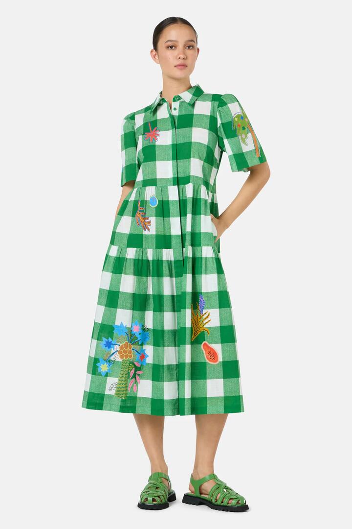 Image of Dresses. Productname: Rainforest Diaries Check Dress in Check colour by brand - Gorman