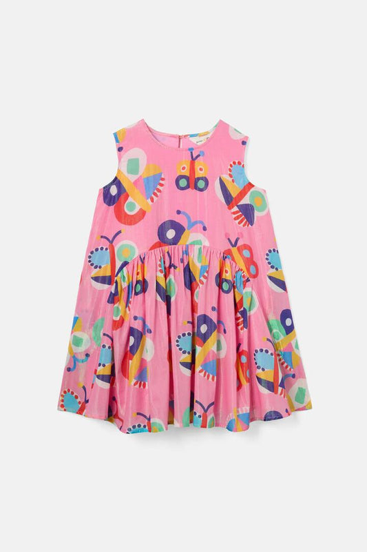 Image of Dresses. Productname: Butterfly Kids Tulip Dress in Pink colour by brand - Gorman