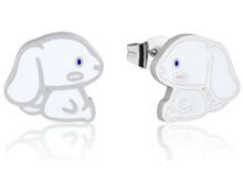 Image of Accessories. Product name - Sanrio Hello Kitty Cinnamonroll Stud Earrings Silver in colour by brand - Toymate