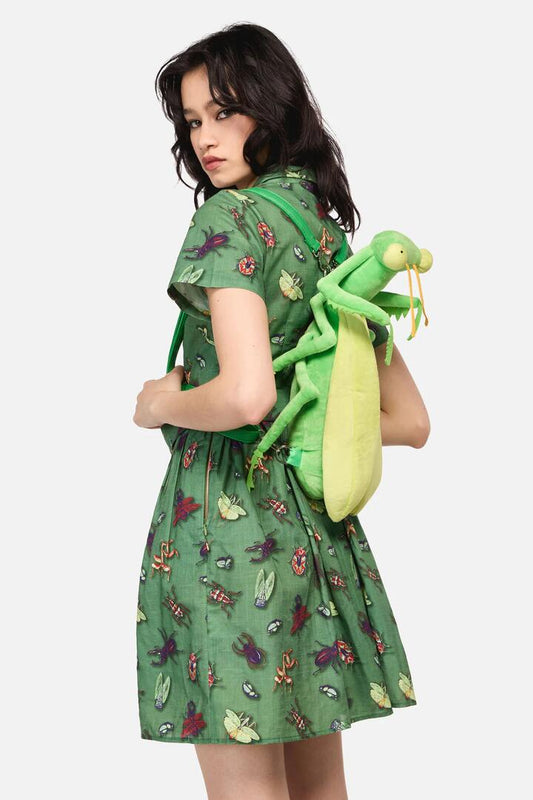 Image of Bags. Productname: Praying Mantis Backpack in Green colour by brand - Dangerfield