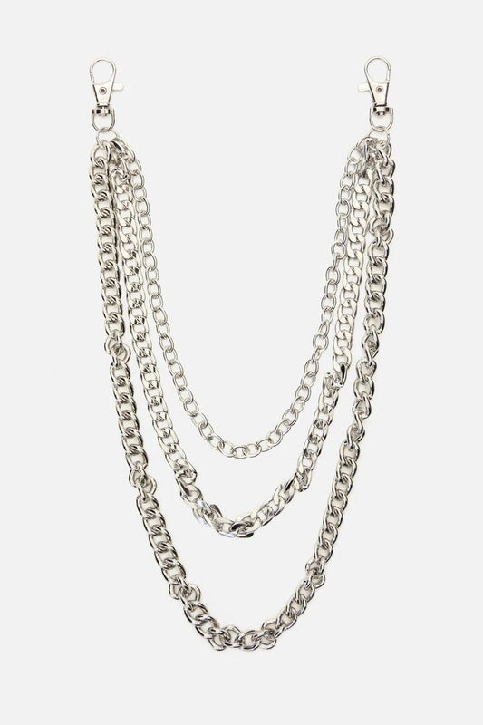 Image of Jewelry. Productname: Heavy Three Chain in Silver colour by brand - Dangerfield