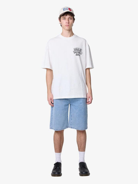 Image of T-Shirts. Productname: Deus Reality Wreckers Tee in Vintage White colour by brand - Deus