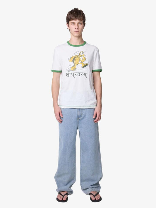 Image of T-Shirts. Productname: Deus Faster Tee in Dirty White colour by brand - Deus