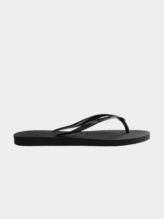 Image of Sandals. Productname: Slim Basic Thongs in Black colour by brand - Havaianas