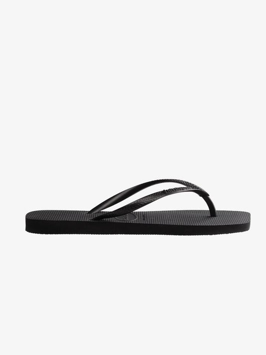 Image of Shoes. Productname: Havaianas Slim Square Pop Up in Solid Black colour by brand - Havaianas