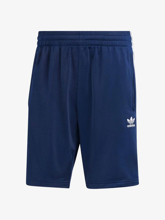 Image of a model wearing Shorts. Productname: Adidas Men's Firebird Shorts in Night Indigo colour by brand - Adidas