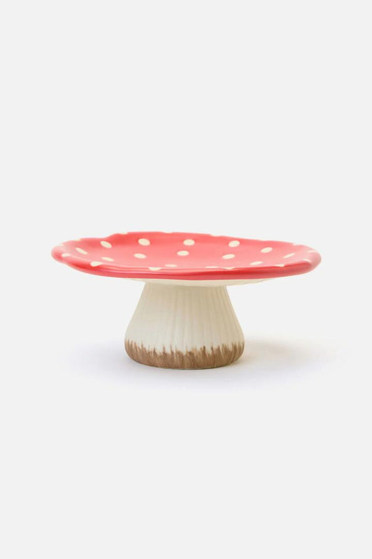 Image of Others. Productname: Mushroom Serving Dish in Red/White colour by brand - Dangerfield