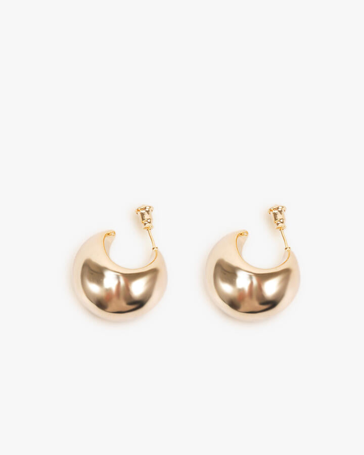 Image of Earrings. Productname: Earring - Yoonchae: Metallic - Women's Earrings in Metallic colour by brand - Novo