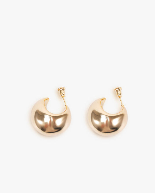 Image of Earrings. Productname: Earring - Yoonchae: Metallic - Women's Earrings in Metallic colour by brand - Novo