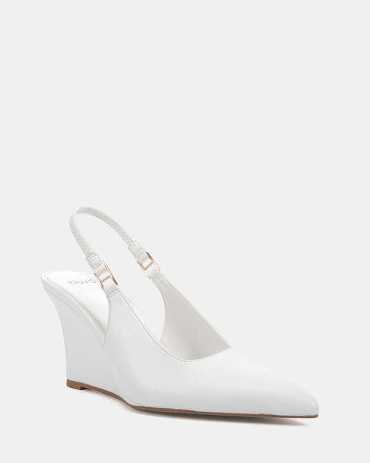 Image of Boots. Productname: Whitlee: White - Women's Wedge in Multi colour by brand - Novo