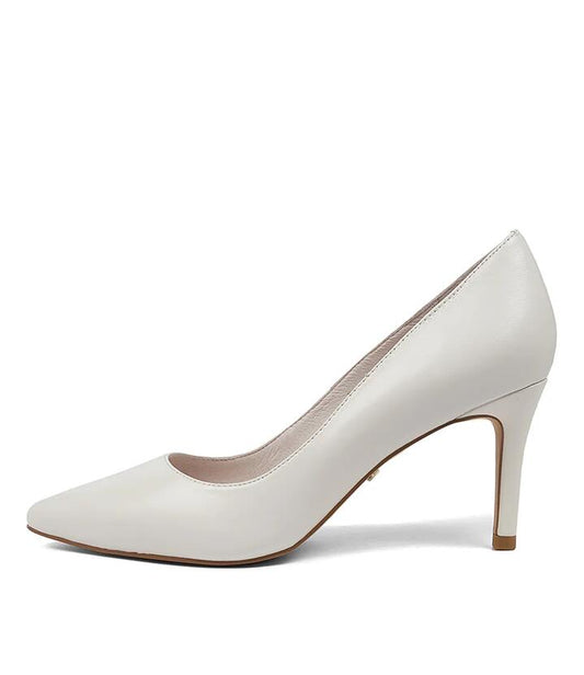 Image of Shoes. Productname: Berri White Leather White in White colour by brand - MIDAS