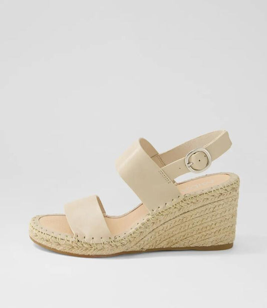Image of Sandals. Productname: Gima Almond Natural Rope Leather Sandals in ALMOND-NATURAL ROPE colour by brand - MIDAS