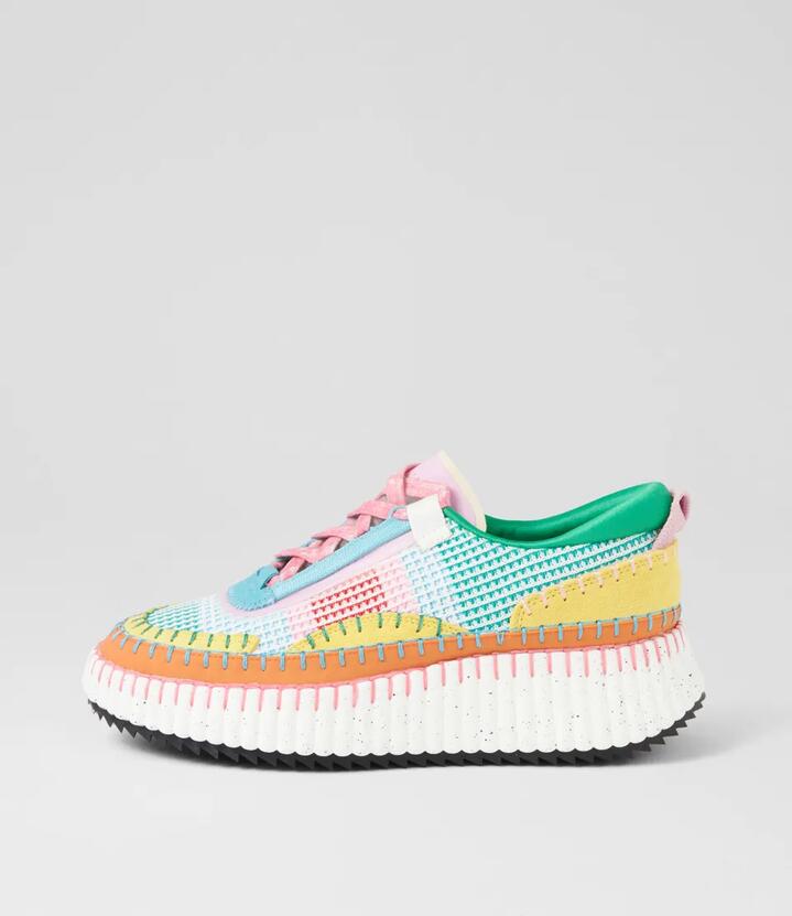 Image of Sneakers. Productname: Catey Bright Multi Sneakers in BRIGHT colour by brand - MIDAS