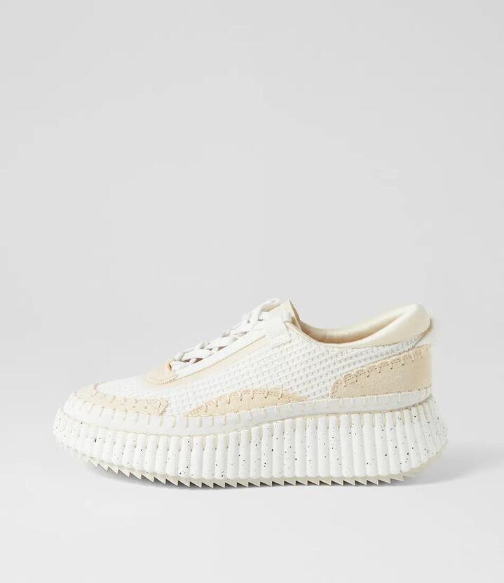 Image of Sneakers. Productname: Catey Neutral Multi Sneakers in Neutral colour by brand - MIDAS