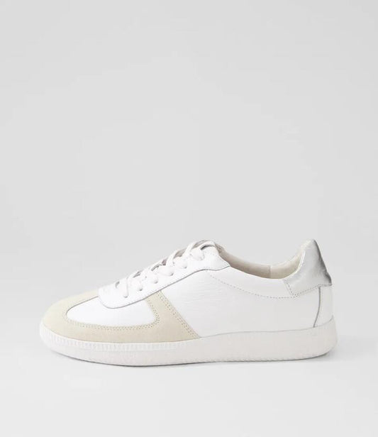 Image of Sneakers. Productname: Dari White Silver White Multi Sneakers in WHITE-SILVER-WHITE SOLE colour by brand - MOLLINI