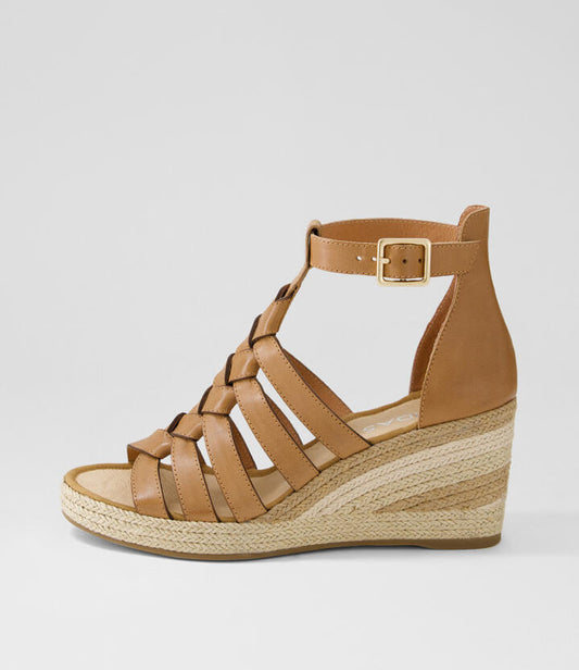 Image of Sandals. Productname: Palame Tan Natural Multi Leather Sandals in TAN-NATURAL MULTI colour by brand - MIDAS