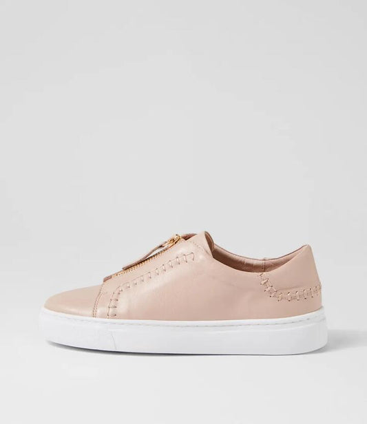 Image of Sneakers. Productname: Otina Rose Leather Sneakers in ROSE colour by brand - MOLLINI