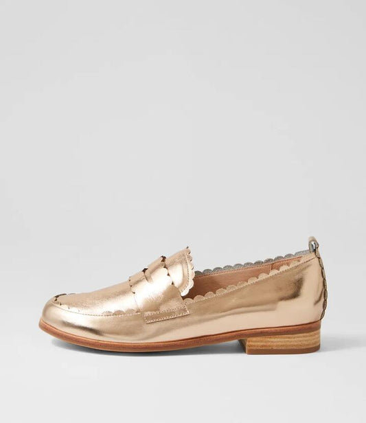 Image of Footwear. Productname: Qartoon Mo Champagne Shine Leather Champagne in CHAMPAGNE colour by brand - MOLLINI
