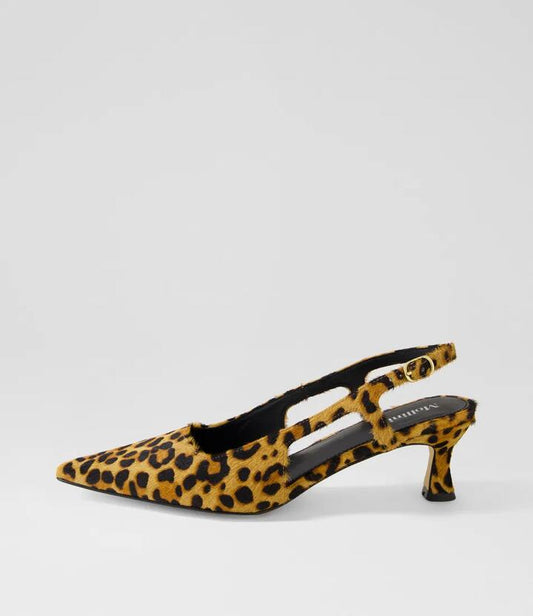 Image of Heels. Productname: Gild Leopard Pony Heels in LEOPARD colour by brand - MOLLINI